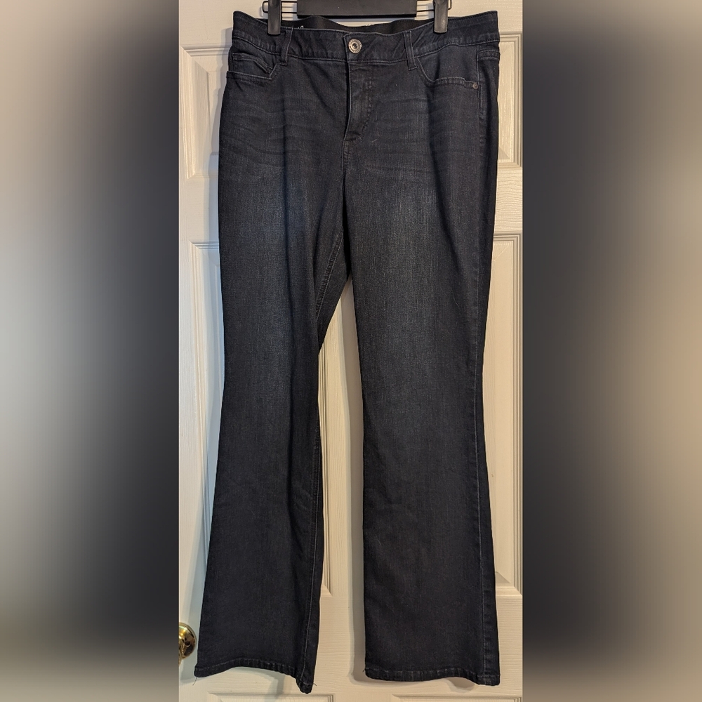 Liz Claiborne Dark Blue Boot Cut Jeans EUC